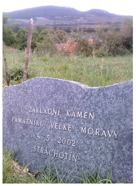 zákl.kámen památníku Velké Moravy